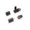 Global Door Controls Arch/Vistawall Style 3/4 in. Left Hand Offset Door Pivot Hinge Set for Adams Rite Type Storefront Door in Duronodic TH1110-LH-DU - alternate 1